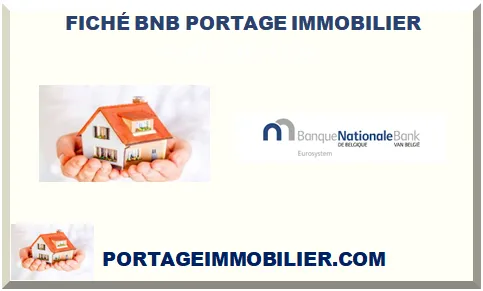 PORTAGE IMMOBILIER FICHÉ BNB